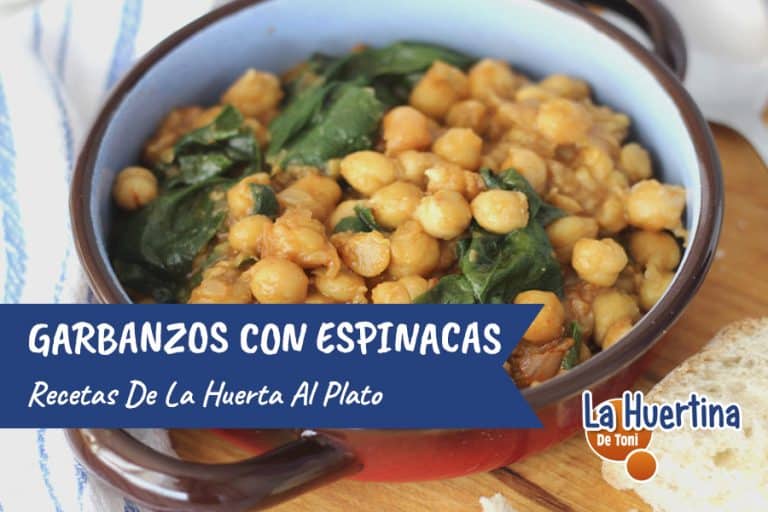 Garbanzos con Espinacas, una receta para mojar pan! La Huertina De Toni